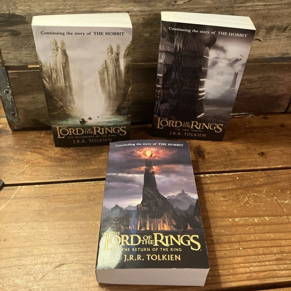 The Lord Of The Ring Movie Tie-in Paperback Set J.R.R. Tolkien Del Rey